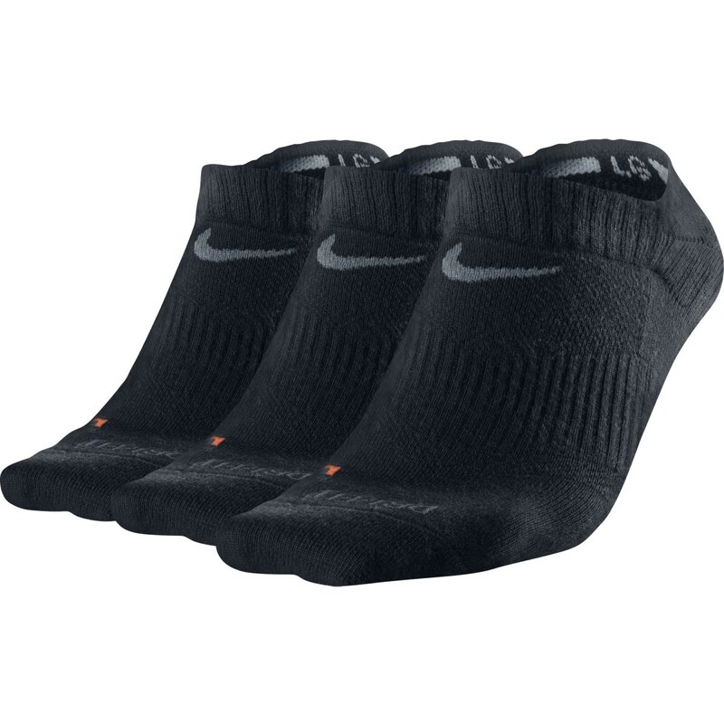 Nike Kotníkové ponožky - 3 páry černá XL