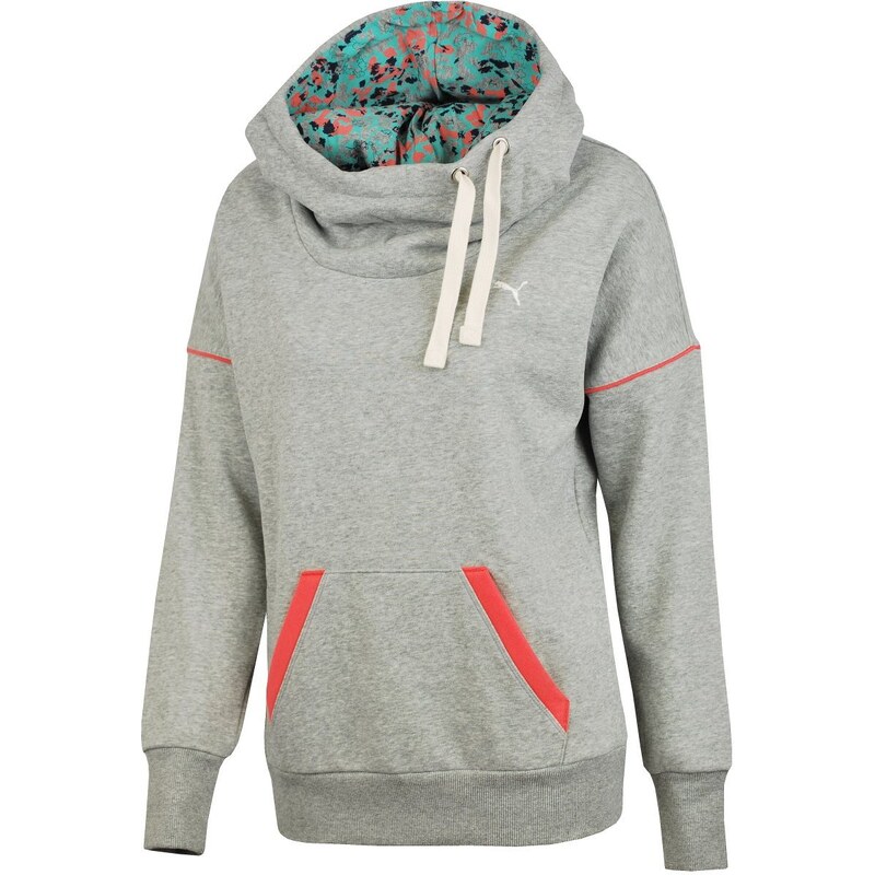 Puma Fun Graphic Hoodie šedá S