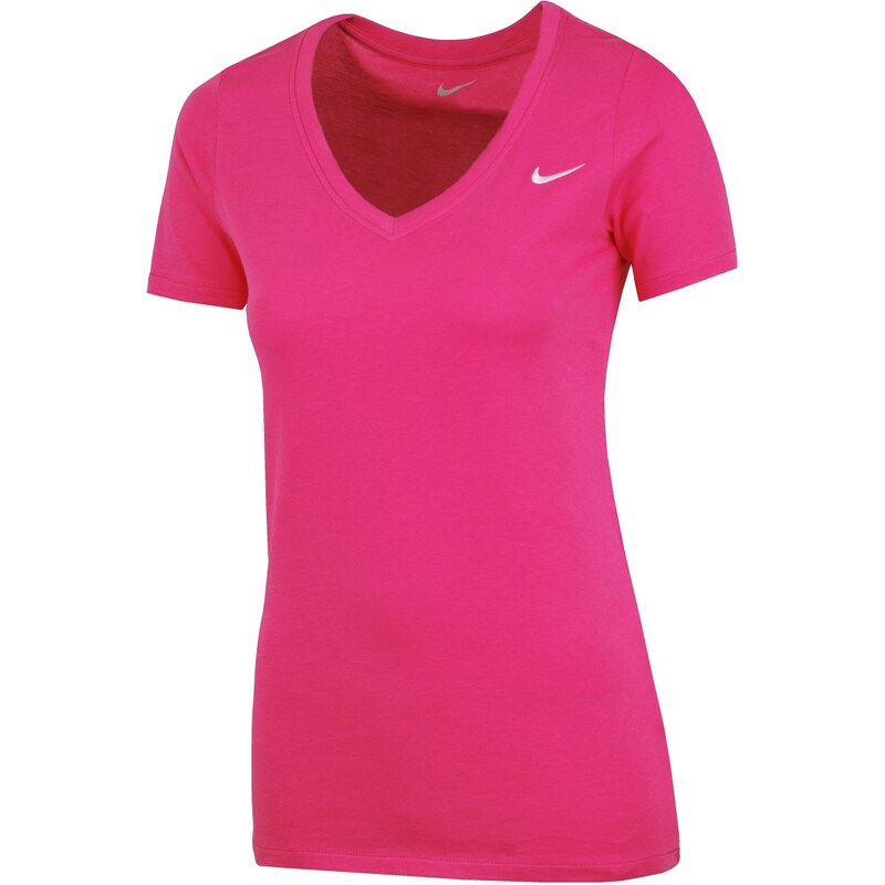 Nike Tričko s V výstřihem fialová S