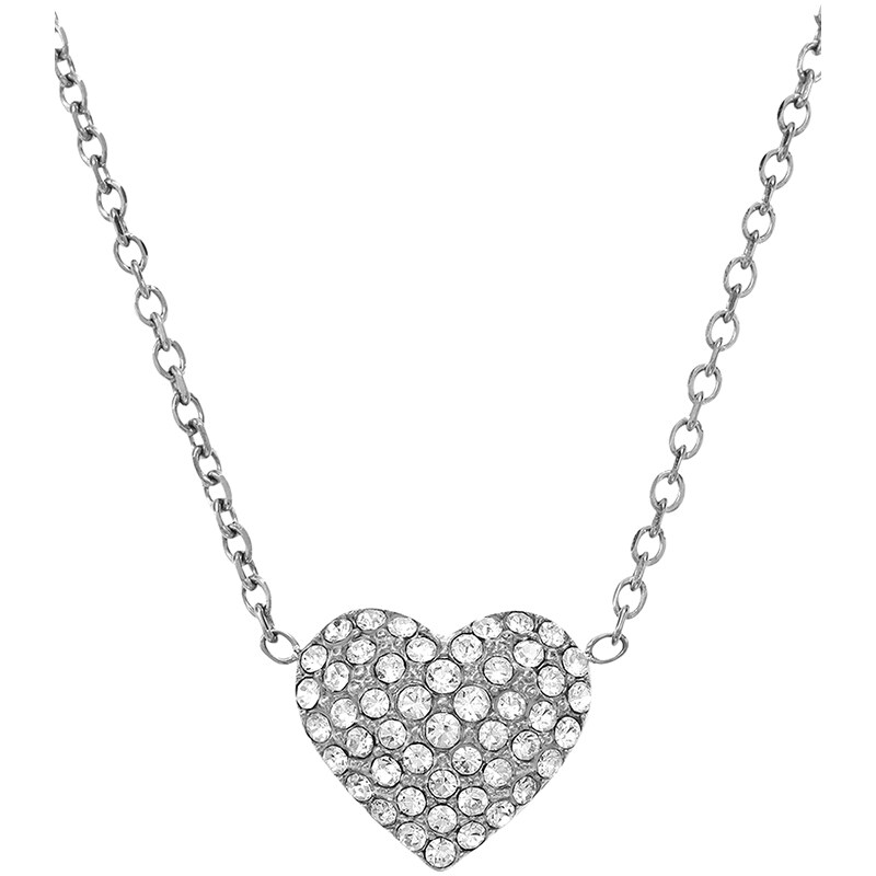 Stříbrný náhrdelník Michael Kors heart pendant MKJ3038