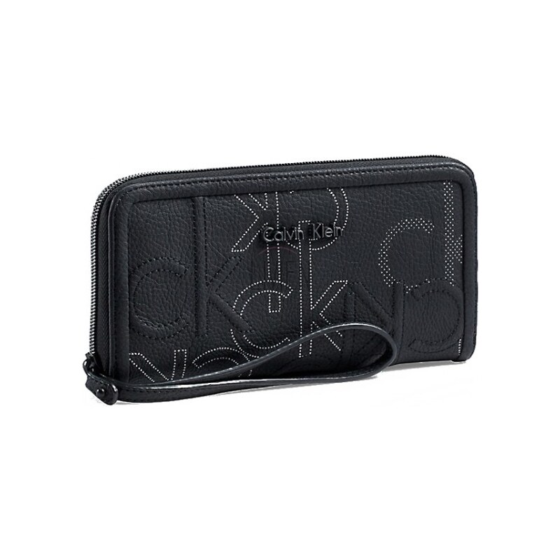 Calvin Klein peněženka Hailey embossed logo black