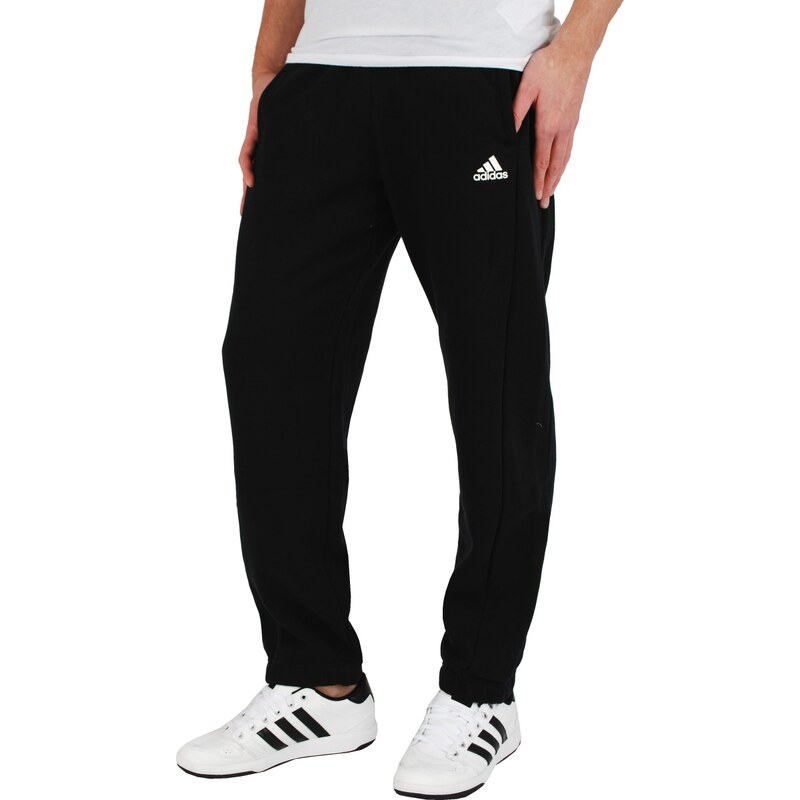 adidas Dlouhé Bavlněné tepláky černá L