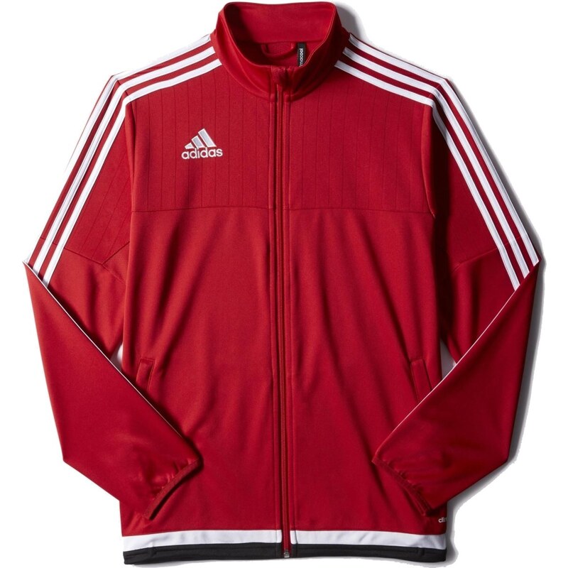 adidas Fotbalová tréninková bunda červená S
