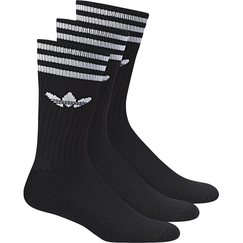 adidas pánské ponožky SOLID CREW SOCK 3 PACK