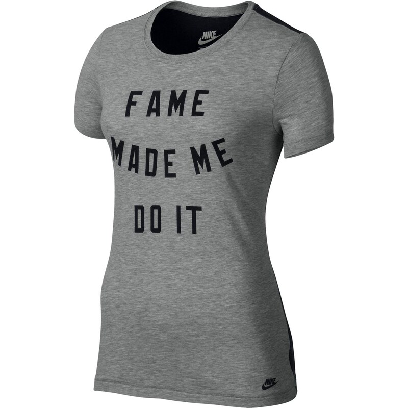 Nike Tee-Fame Do It šedá XL