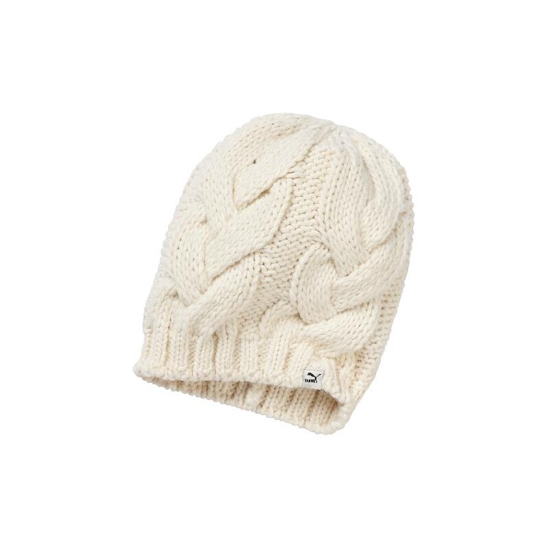 Puma Heavy Knit Beanie béžová Jednotná