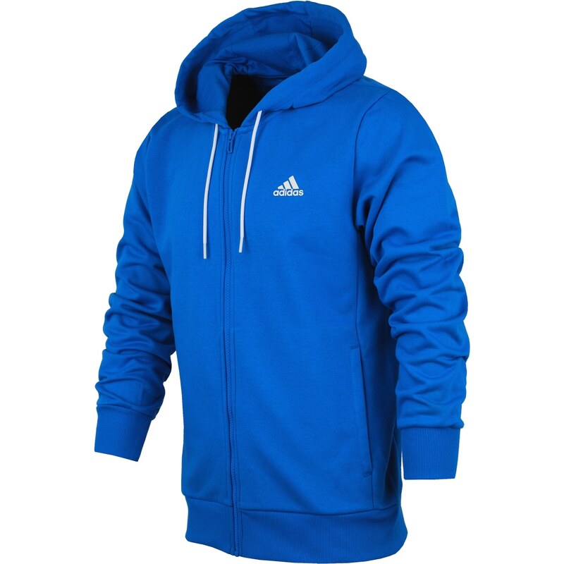 adidas Lin Fz Hood Ft modrá M