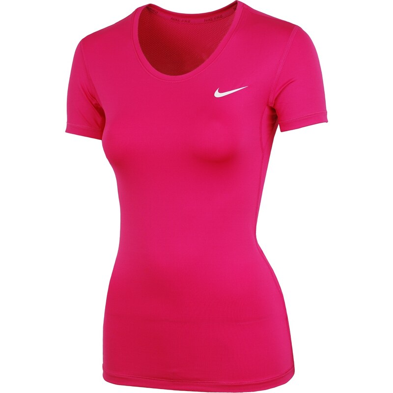 Nike Pro Cool Short Sleeve růžová XS