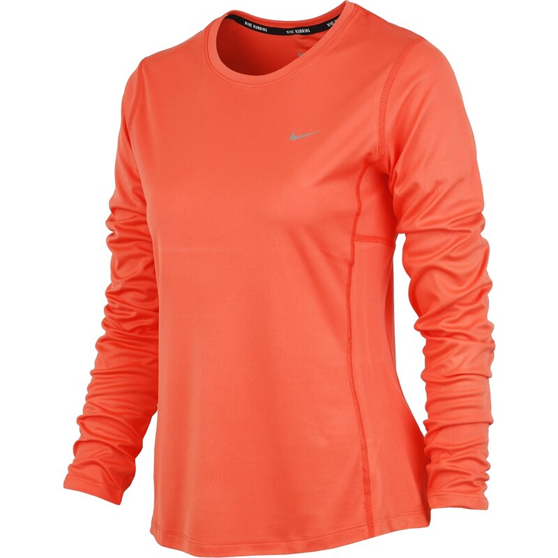 Nike Miler Long Sleeve růžová S