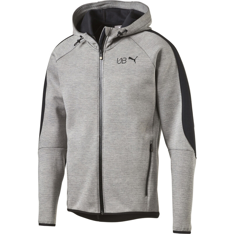 Puma Ub Evostripe Fz Hoody šedá M