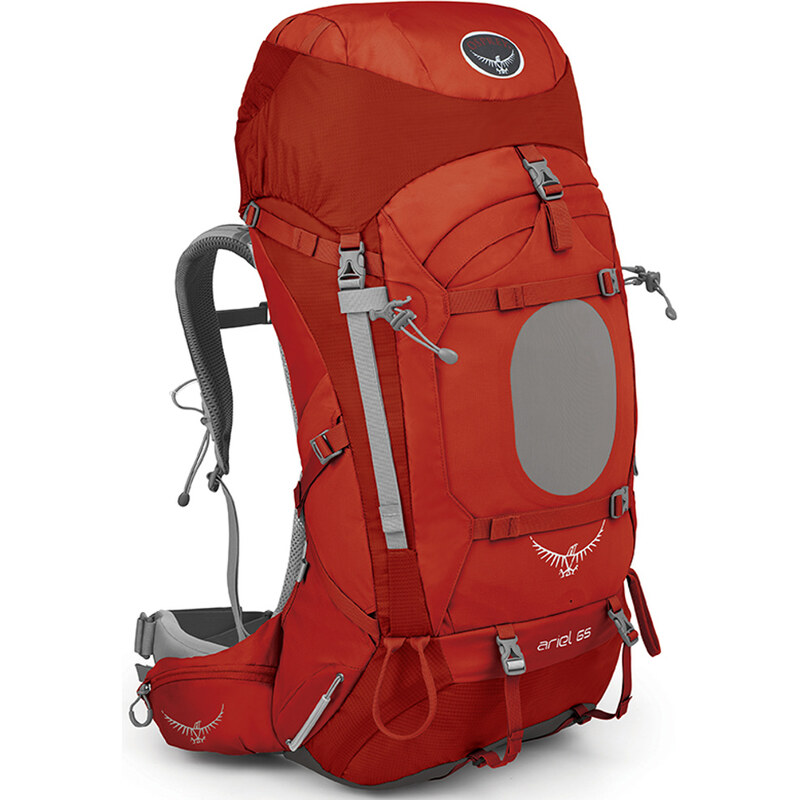 Dámský turistický batoh OSPREY ARIEL 55 VERMILLION RED