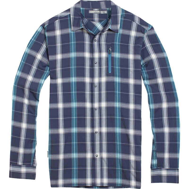 Icebreaker Compass II LS Shirt Plaid Men