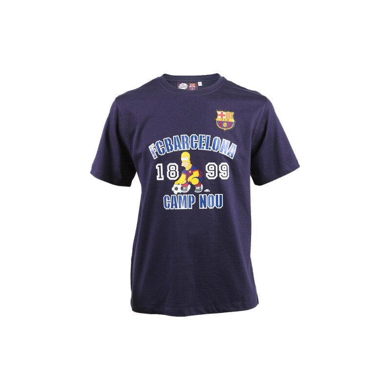 Dětské tričko BARCELONA FC Simpsons Homer navy
