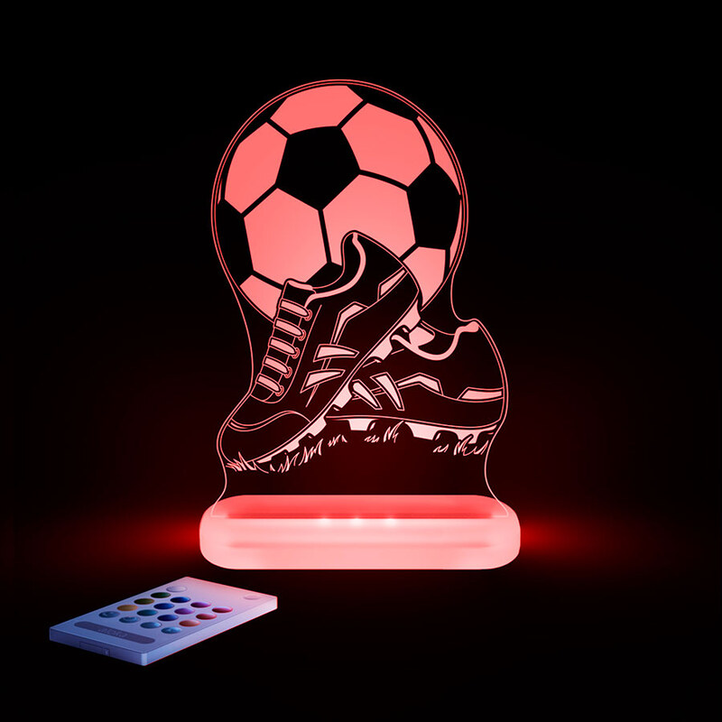 Aloka Noční světýlko Fotbalový míč + ovladač pro volbu barev