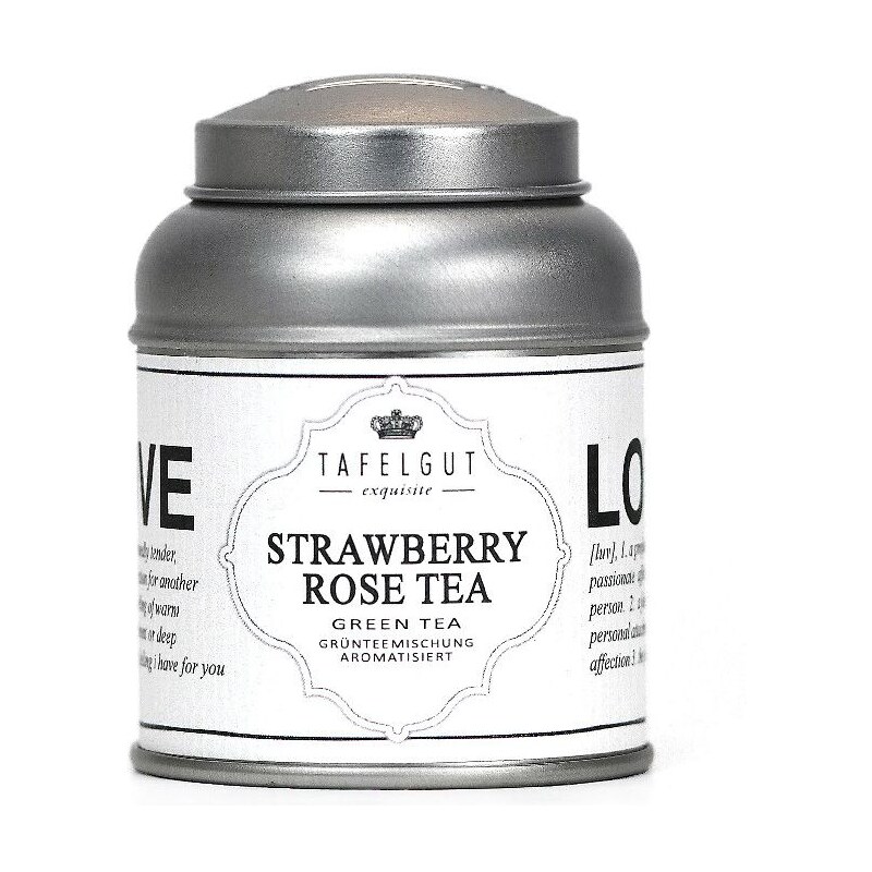 TAFELGUT Zelený čaj Strawberry rose tea - mini 25gr