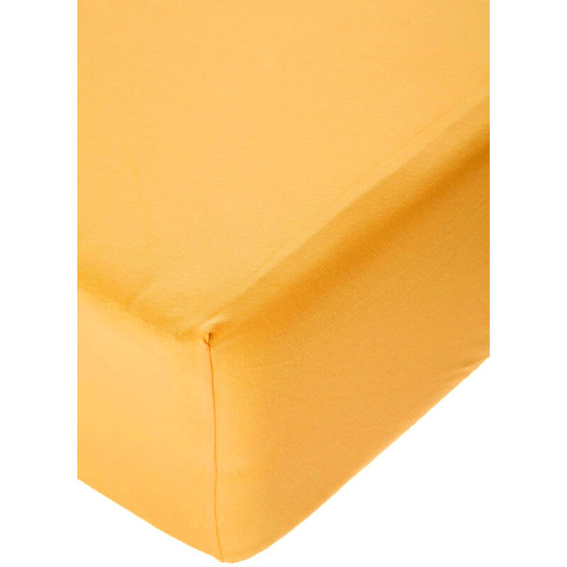 Polášek Jersey prostěradlo s elastanem sytě žluté Rozměr: 60x120 cm