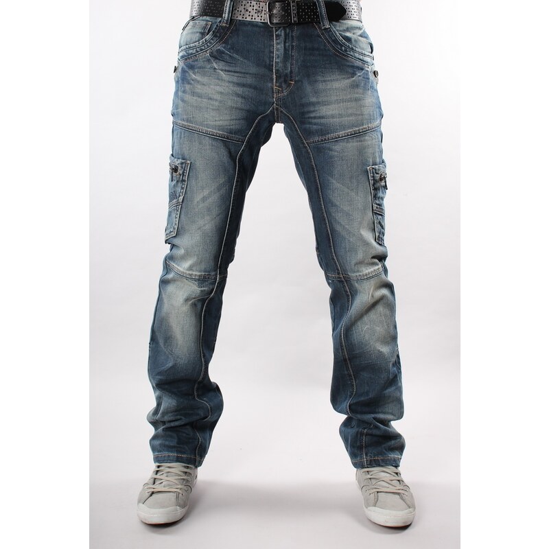 M. SARA kalhoty pánské 8035 kapsáče jeans džíny