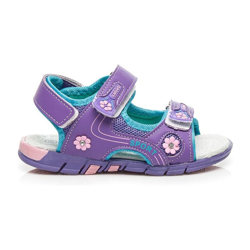 AWARDS Dětské fialové sandálky B561PU