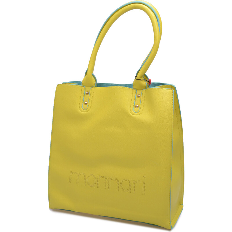 Monnari - Dámské kabelka do ruky BAG3400-002 / žluto-zelená