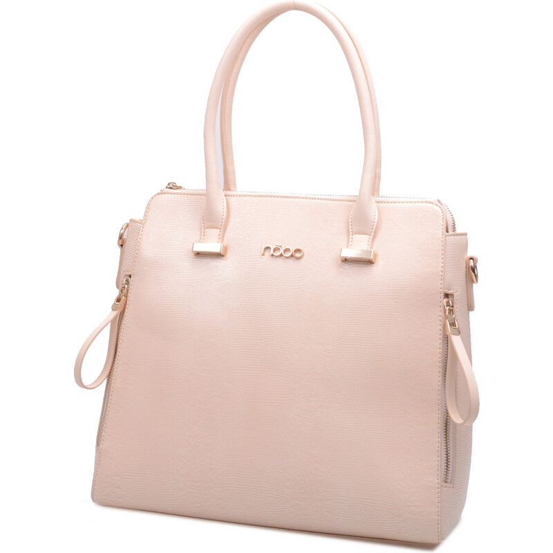 Nobo - Luxusní dámská kabelka se zlatými prvky NBAG-0590-C015 / béžová