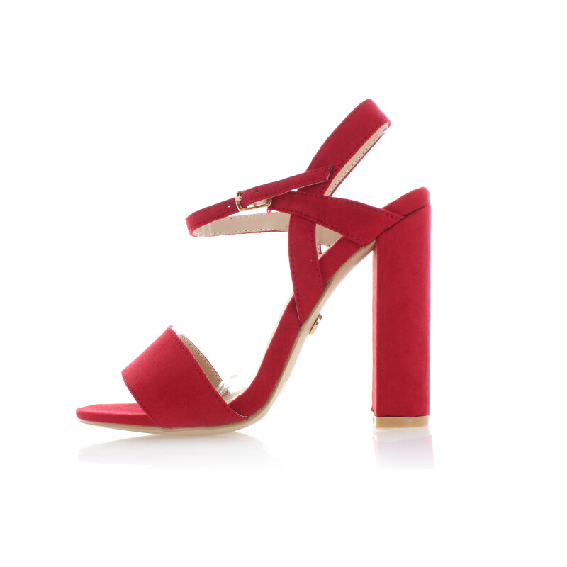 United Fashion Červené sandály Dena