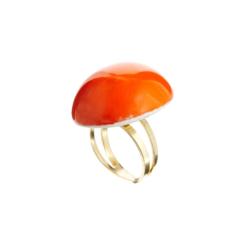 Gogo Philip Orange Cocktail Ring