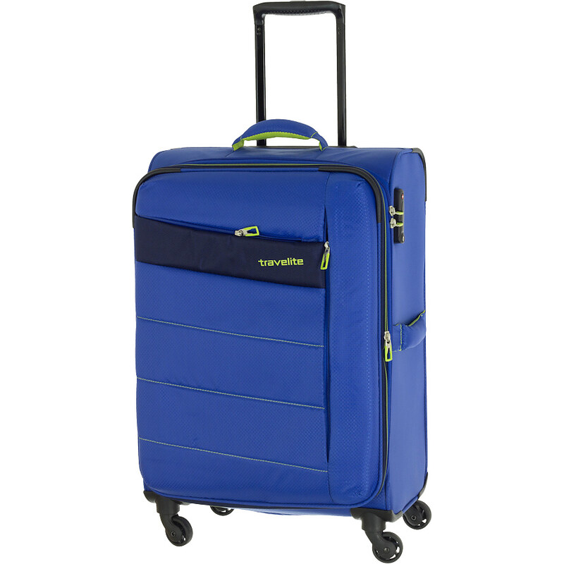 Cestovní kufr Travelite Kite 4W M 87148-21 modrá