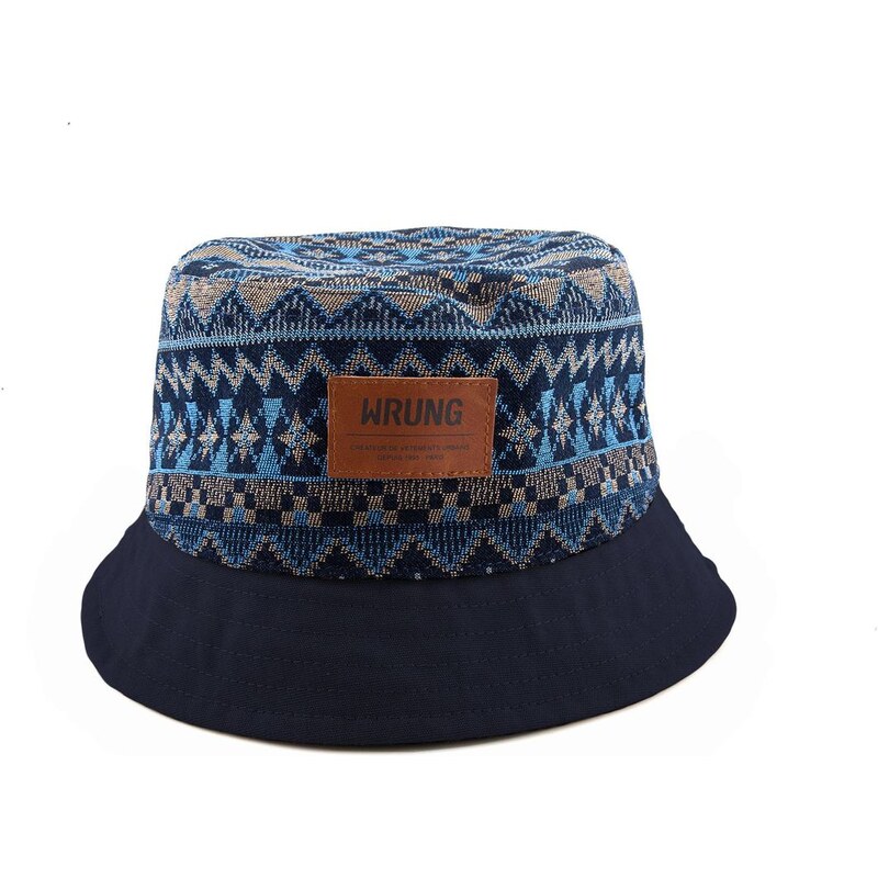 Wrung Bucket Hat Tribal modrá