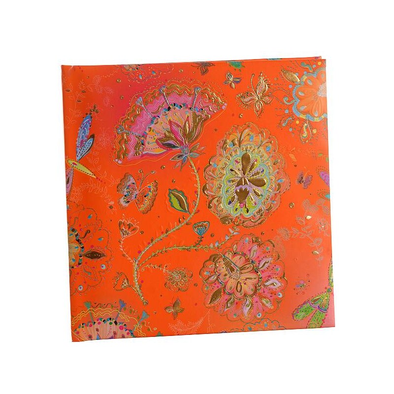 TURNOWSKY - Čtvercový deník, Silver Moon orange, 16,5x16,5 cm, 96 listů, bílý papír (41288)
