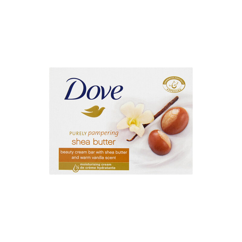 Dove Krémová tableta Purely Pampering s vůní bambuckého másla a vanilky (Beauty Cream Bar) 100 g