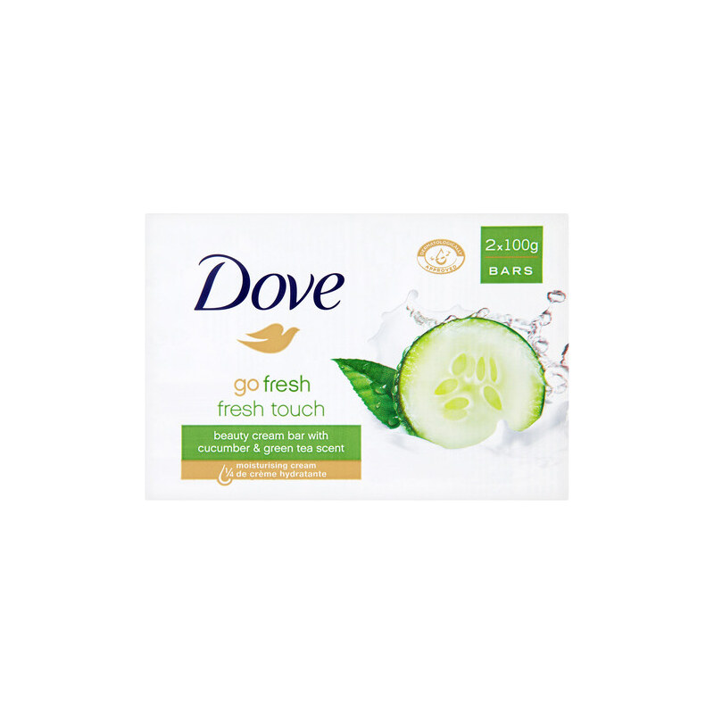 Dove Krémová tableta Go Fresh Fresh Touch s vůní okurky a zeleného čaje (Beauty Cream Bar) 2 x 100 g