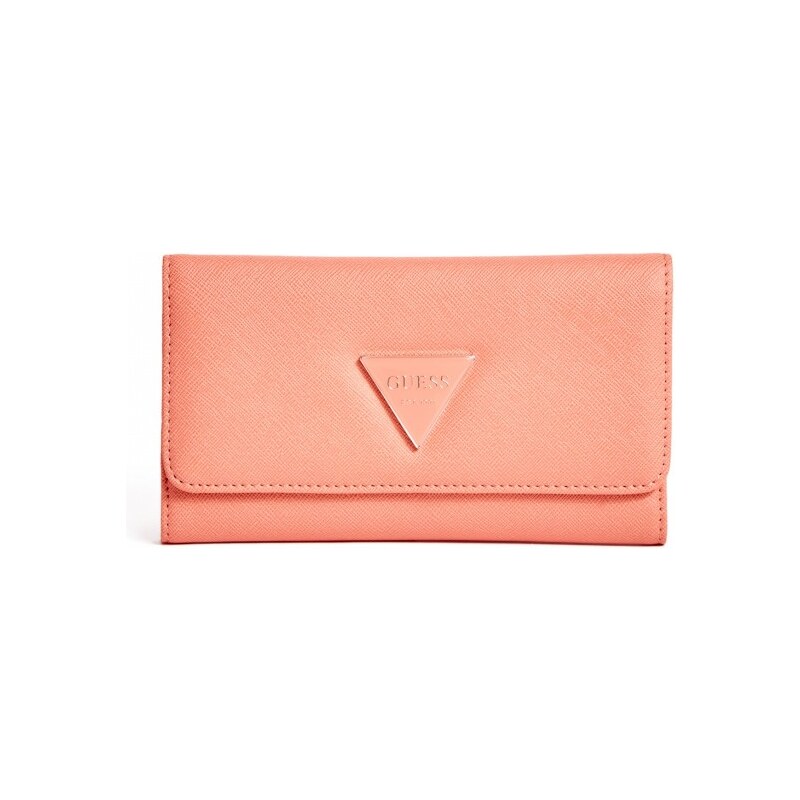 GUESS GUESS Abree Slim Wallet - coral