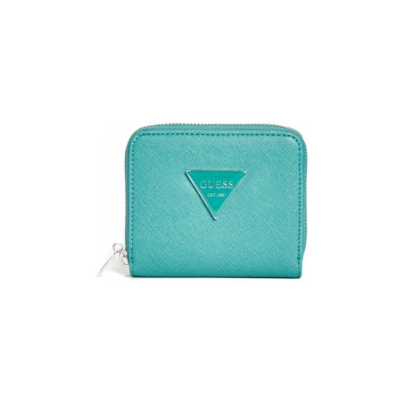 GUESS GUESS Abree Small Zip-Around Wallet - green