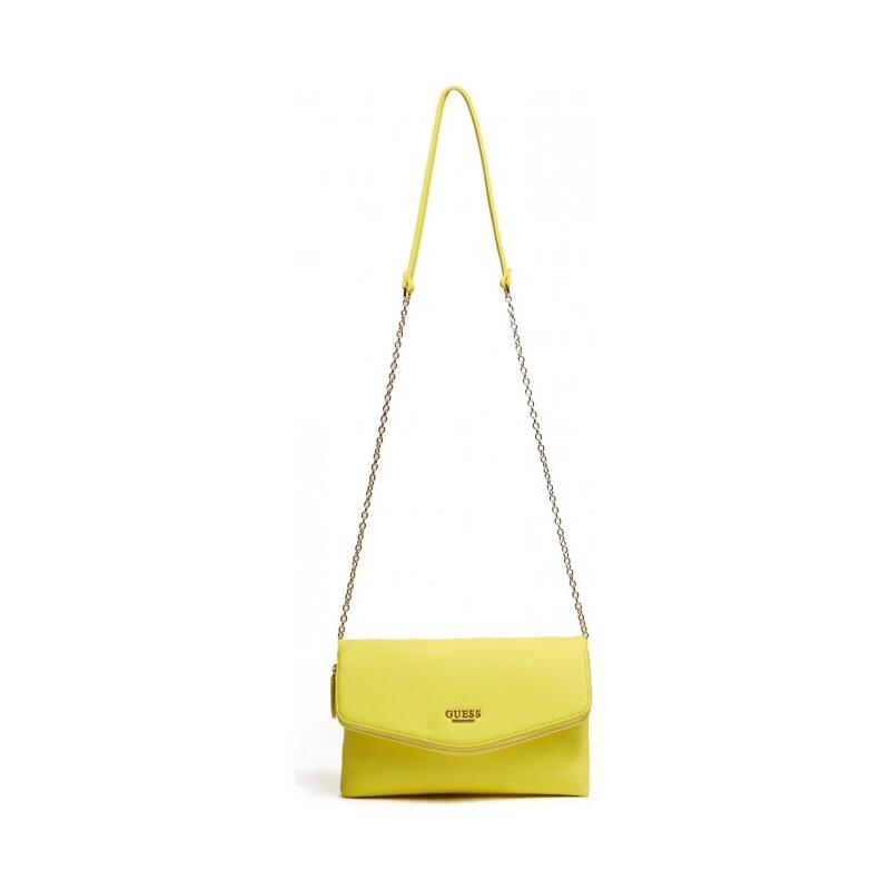 GUESS GUESS Kaylan Fold-Over Clutch - yellow
