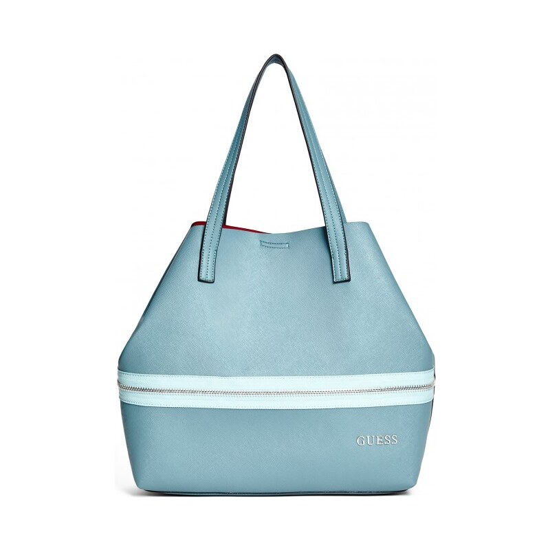GUESS GUESS Abitha Zipper Tote - turquoise