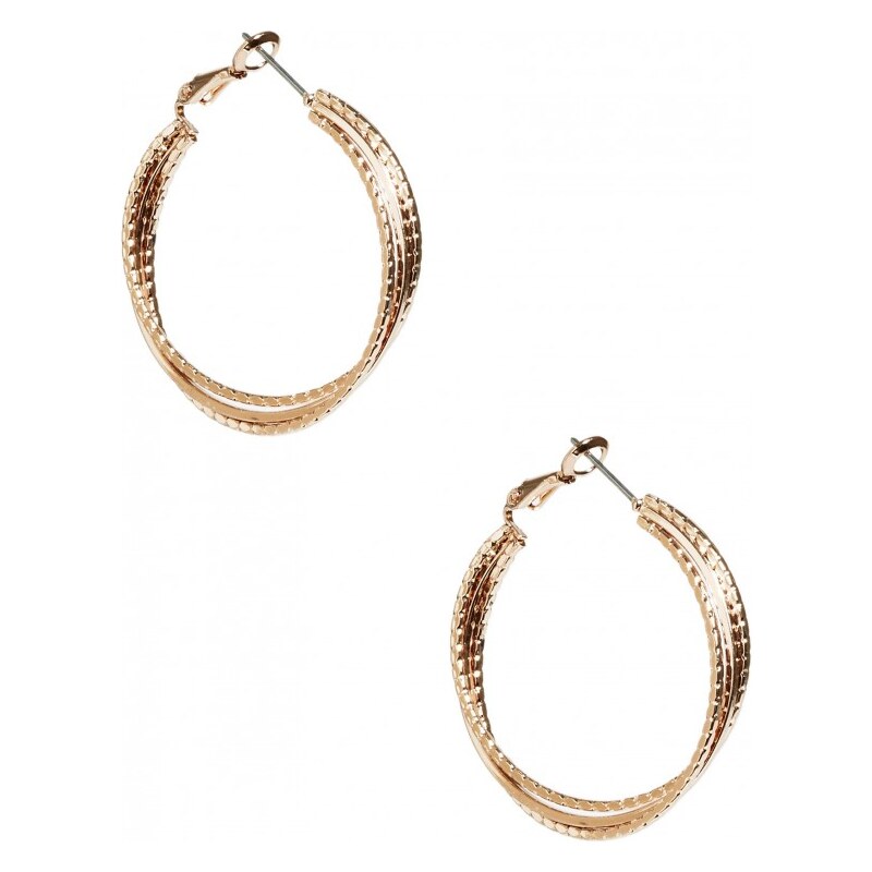 GUESS GUESS Stardust Gold-Tone Multi Hoops - gold