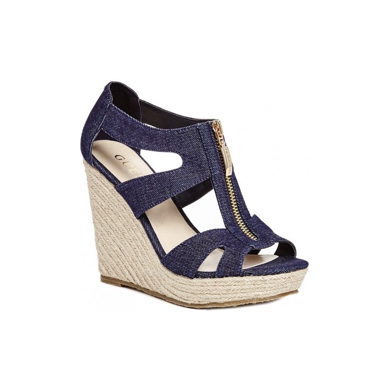 GUESS GUESS Laila Espadrille Wedge - denim