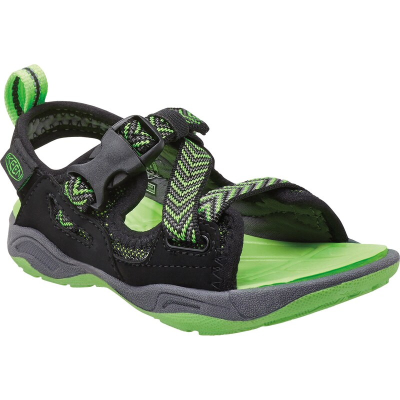 Keen Chlapecké sandály Rock Iguana JR, black/jasmine green