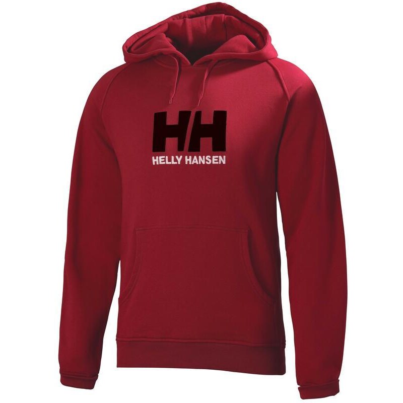 Pánská sportovní mikina Helly Hansen HH LOGO HOODIE RED - XL