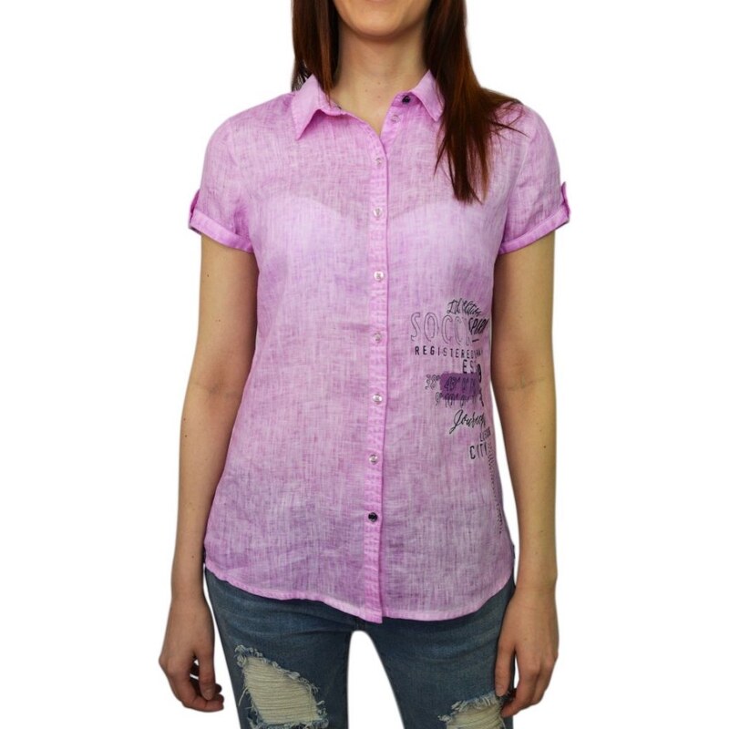 Dámská košile Soccx SPI-1603-5025 růžová