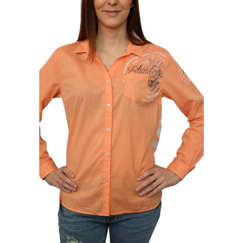 Košile Soccx SPI-1602-5003 oranžová