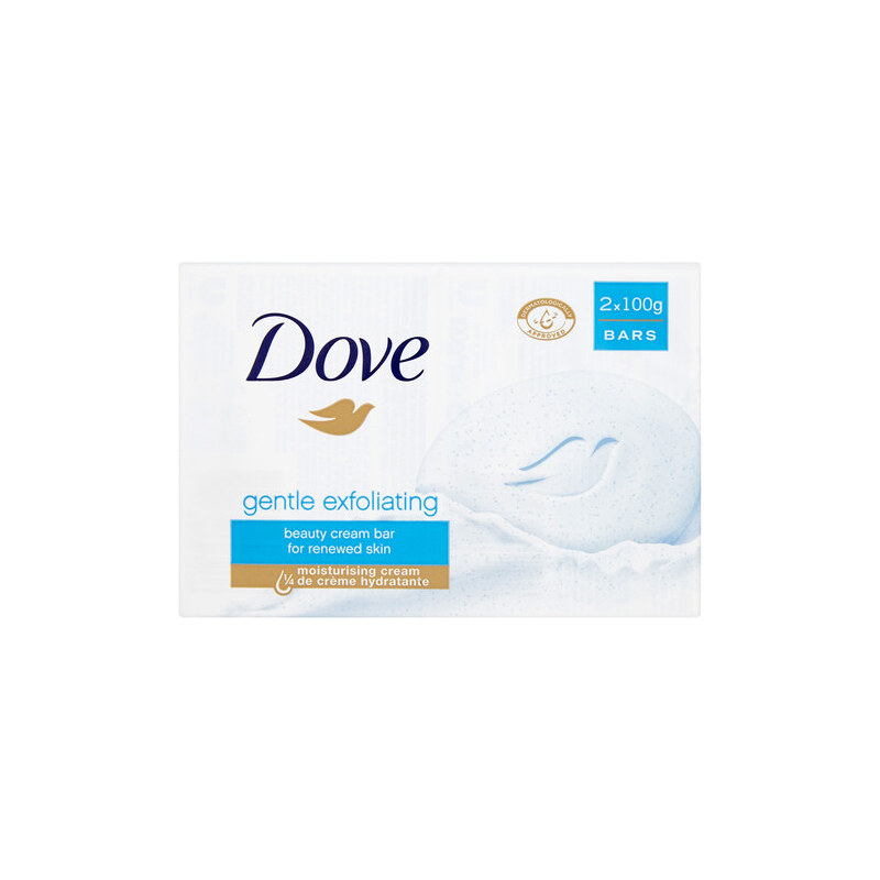 Dove Peelingová tableta Gentle Exfoliating (Beauty Cream Bar) 2 x 100 g