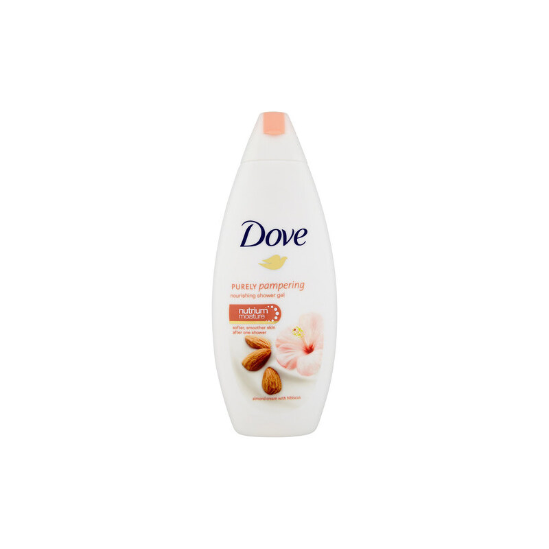 Dove Vyživující sprchový gel s mandlovým krémem a ibiškem Purely Pampering (Nourishing Shower Gel) 250 ml