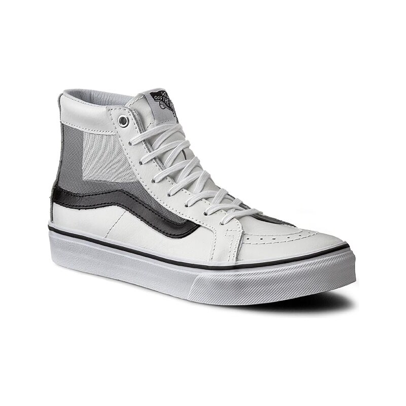 Sneakersy VANS - Sk8-Hi Slim Cutout VN0004KZISZ White/Black