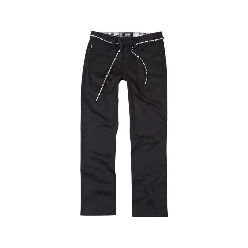 kalhoty DGK - Icon Stretch 2 Twill Black (BLACK)