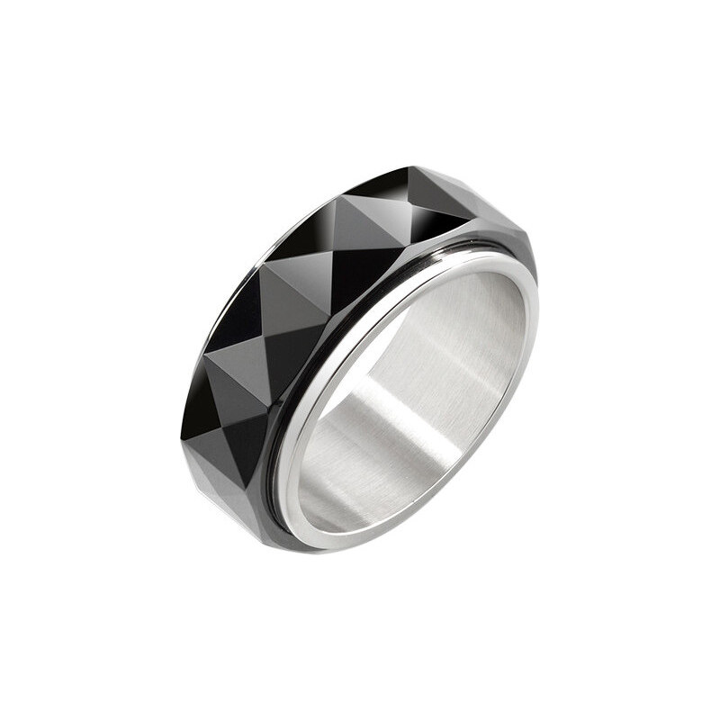 Morellato Pánský ocelový prsten Ceramic SAEV10