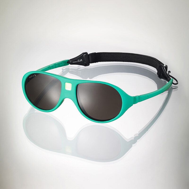Ki ET LA Dětské sluneční brýle JokaLa (2 - 4 let) - zelený smaragd