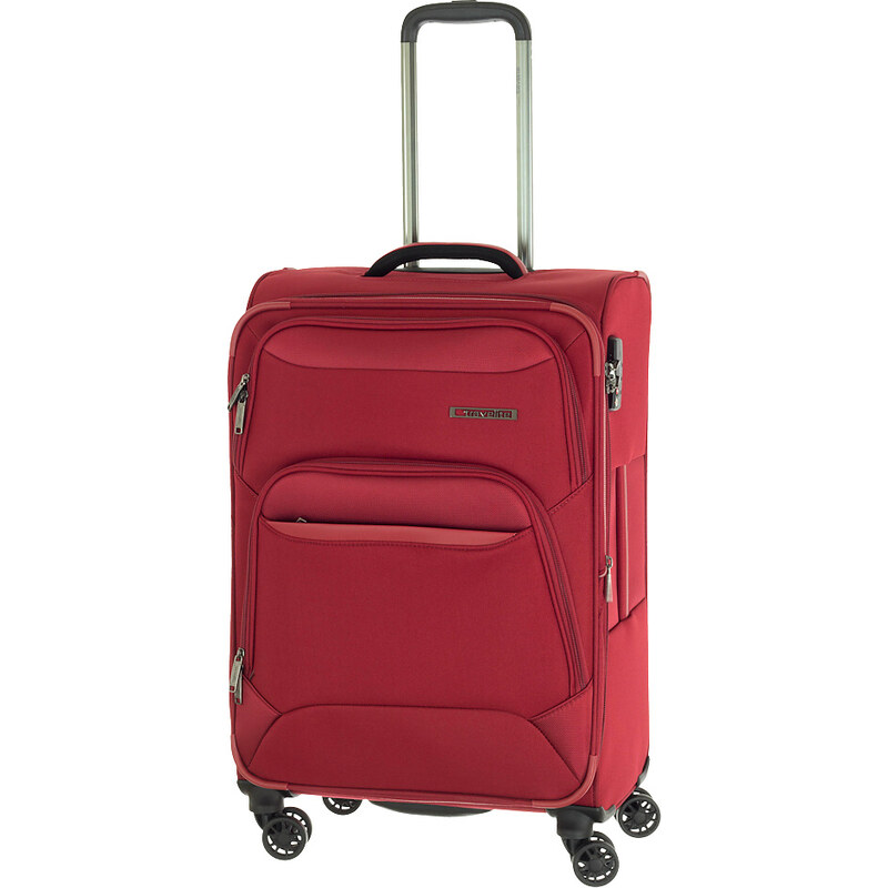 Cestovní kufr Travelite Kendolite 4W M 86748-10 červená