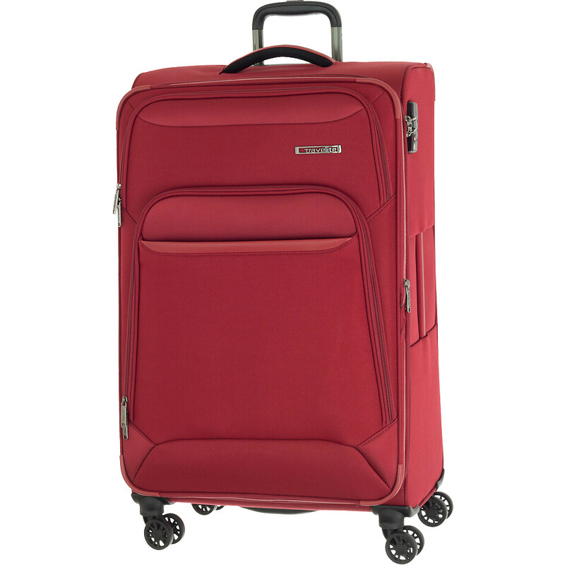 Cestovní kufr Travelite Kendolite 4W L 86749-10 červená