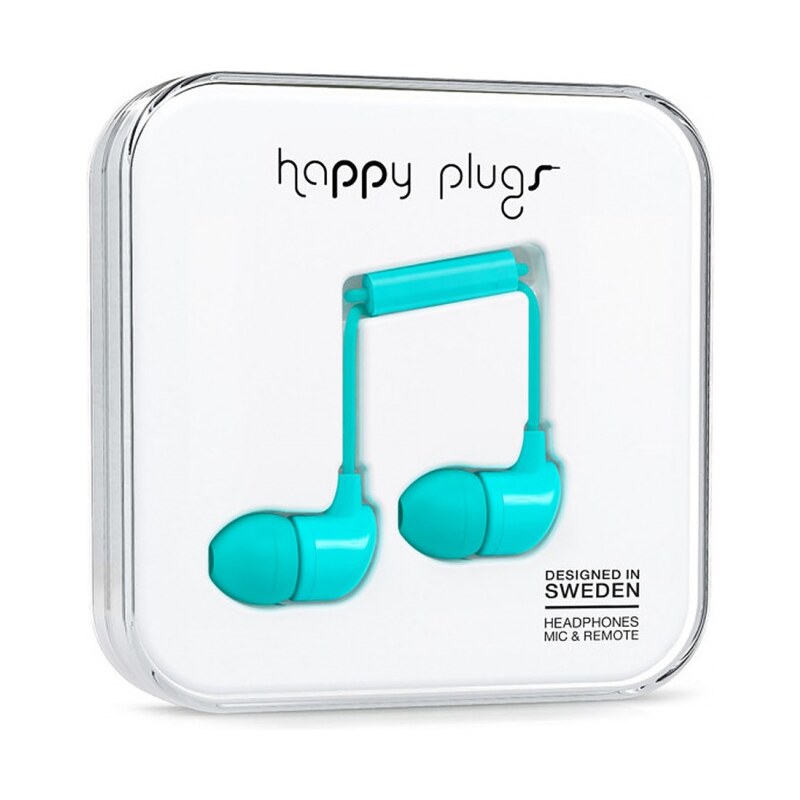 Sluchátka Happy Plugs In-Ear Turqoise